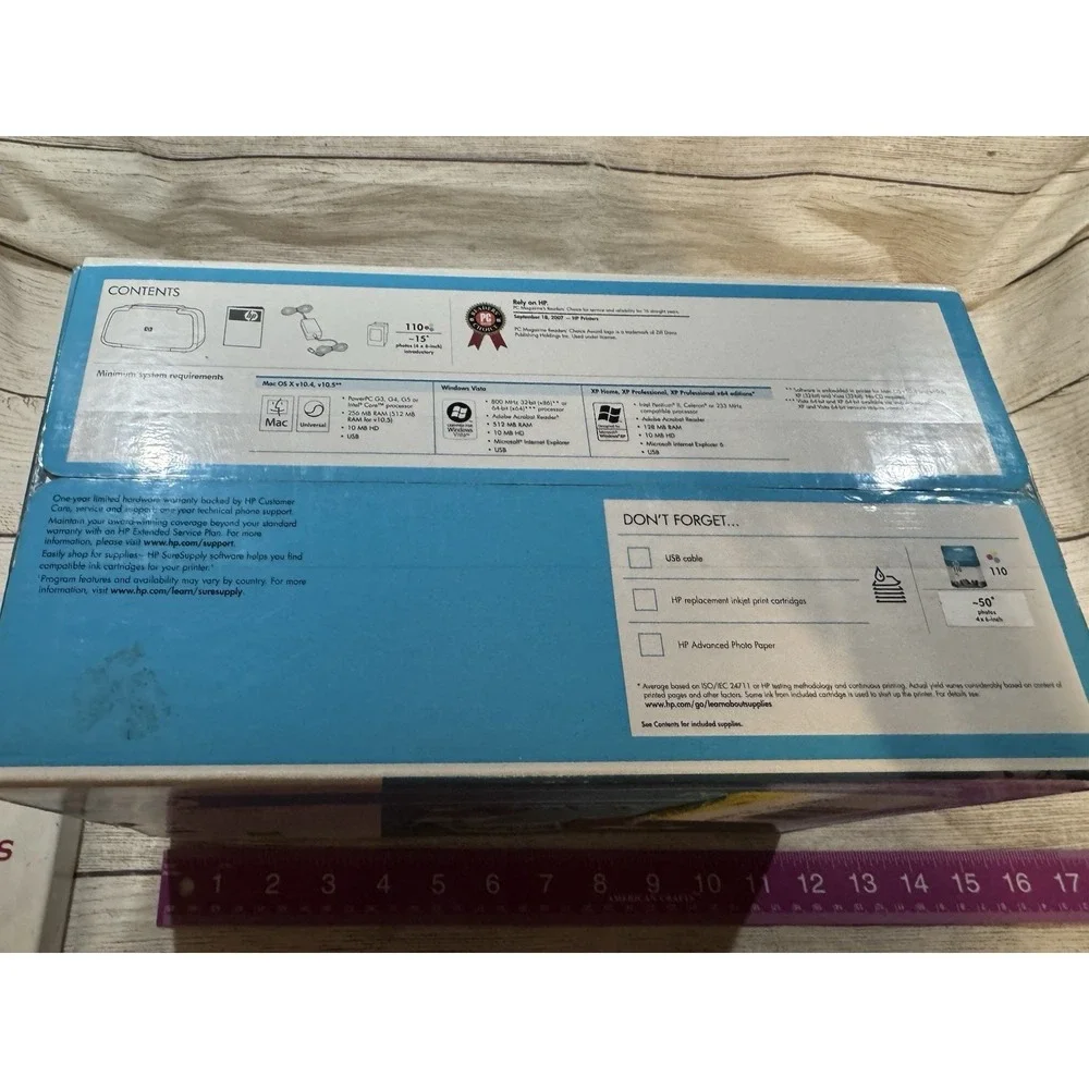 HP PhotoSmart A637 Digital Photo Inkjet Printer NEW Sealed Box